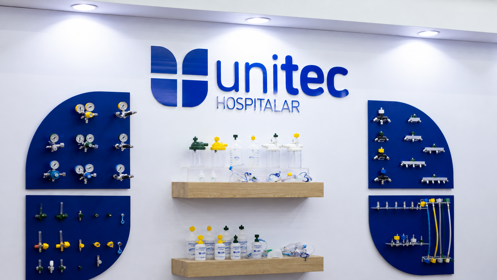 Showroom de equipamentos da Unitec Hospitalar